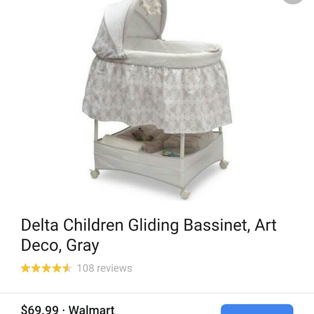 Gliding bassinet